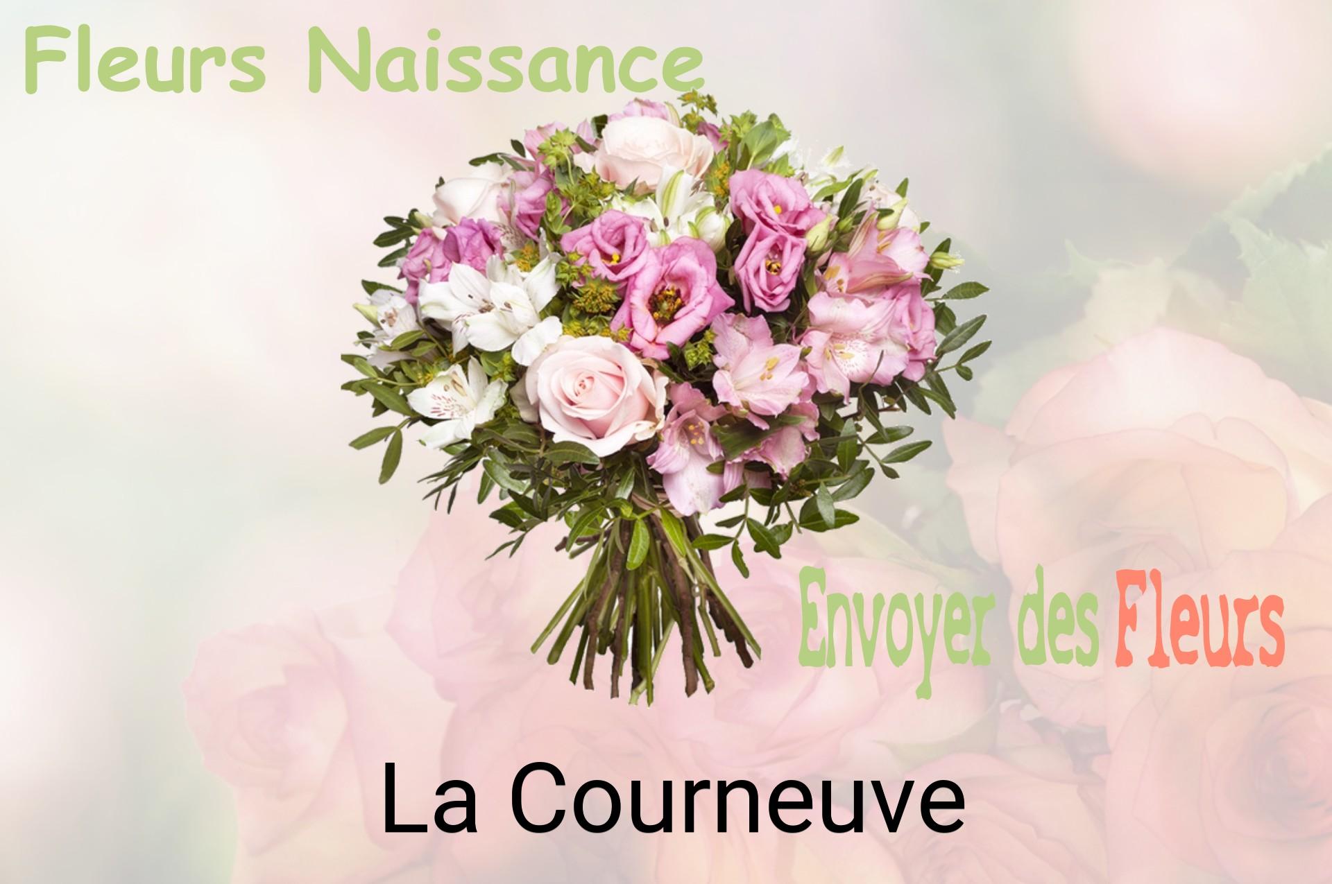 Bouquet de fleurs de naissance livré à La Courneuve